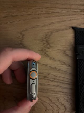 Apple Watch Ultra Plata y Correa Negra