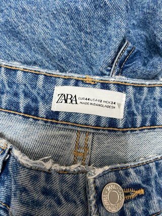Shorts vaqueros azules de Zara