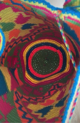 Bolso Wayuu Colombia Tejido Multicolor
