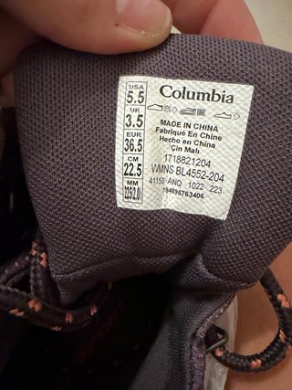 Zapatillas Montaña Columbia Marrón Naranja