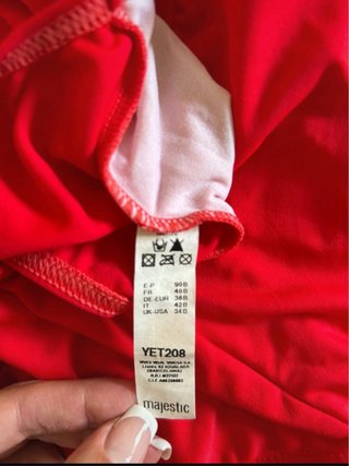 Bañador deportivo Majestic rojo