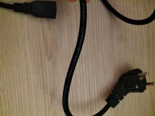 Cavo di alimentazione a 3 pin con connettore europeo