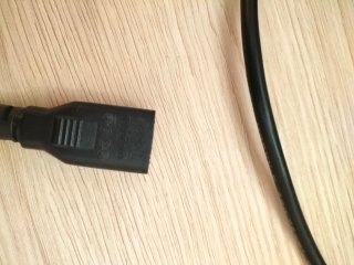 Cavo di alimentazione a 3 pin con connettore europeo