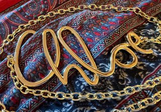 Cintura Chloe Logo Oro