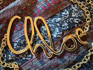 Cintura Chloe Logo Oro