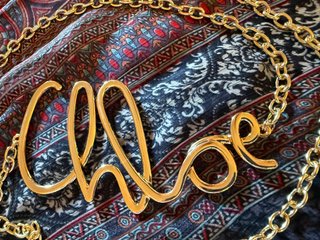 Cintura Chloe Logo Oro