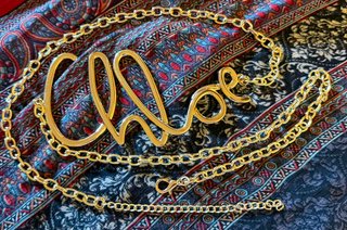 Cintura Chloe Logo Oro