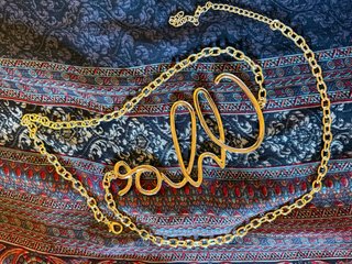 Cintura Chloe Logo Oro