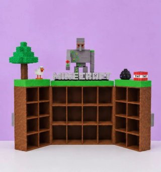 Expositor Minecraft con puertas