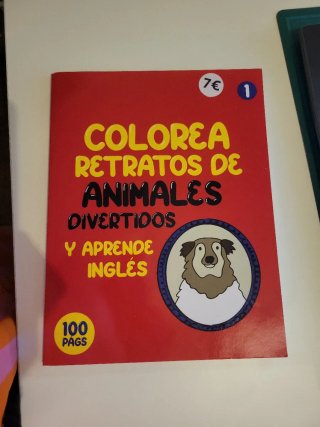 Colorea retratos de animales divertidos y apren...