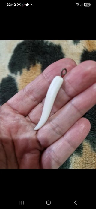 Colgante antiguo marfil