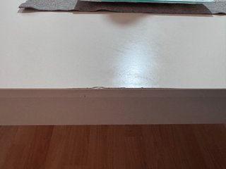 Mesa de centro elevable blanca