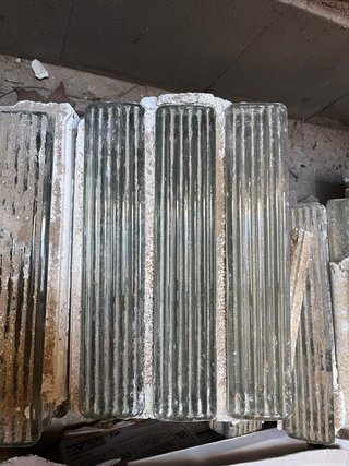 Ladrillos de cristal para pared segunda mano