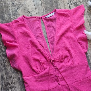 VESTIDO FUCSIA