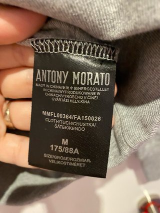 Sudadera Antony Morato Gris Talla M