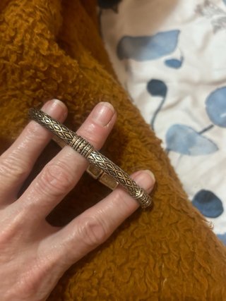 Pulsera elástica plateada