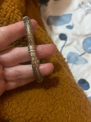 Pulsera elástica plateada