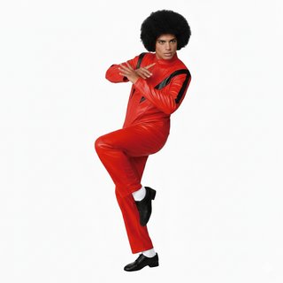 Disfraz Michael Jackson Thriller Rojo Talla S/M
