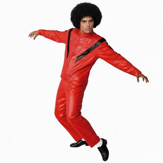 Disfraz Michael Jackson Thriller Rojo Talla S/M