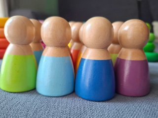 Juguetes Montessori Madera Colores