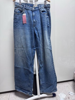 Pantalón campana vaquero azul Slowlove