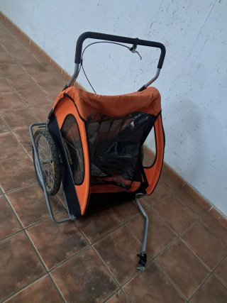 Carro para bicicleta infantil/mascota