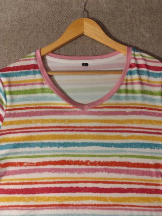 Jersey de rayas mujer verano.  Talla L olgada.