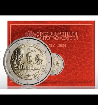 2 euros Vaticano 2024 Marconi - PREVENTA