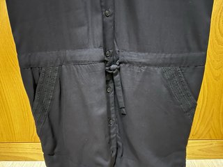 Vestido camisero negro IKKS