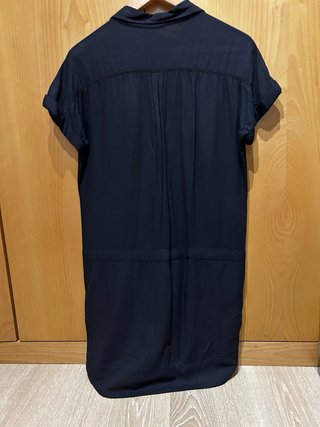 Vestido camisero negro IKKS