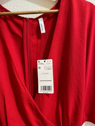 Vestido rojo Mango Talla M