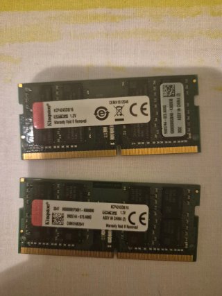 2x Kingston DDR4 16GB 2400MHz
