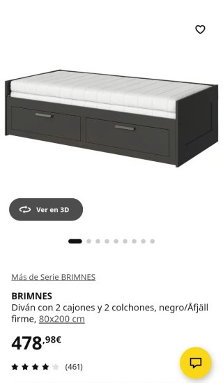 Cama Diván Extensible 80x200 a 180x200