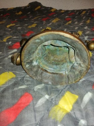 Elefante de bronce y 3 cascabeles
