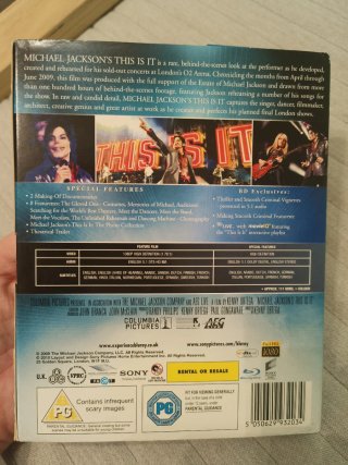 Blu-ray Michael Jackson This Is It
