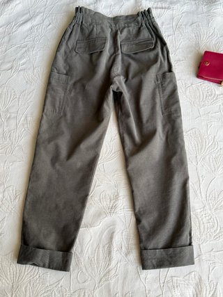 Pantalones Zara grises cargo
