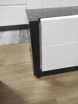 Mesita de noche moderna madera