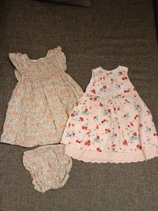 2 Vestidos verano - 12-18 meses