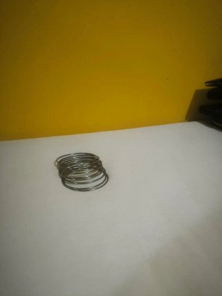 Bobina alambre plateado