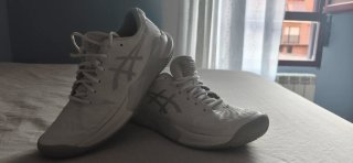 Zapatillas Asics Padel Tenis Blancas