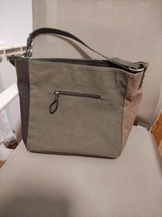 Bolso Misako patchwork morado y verde