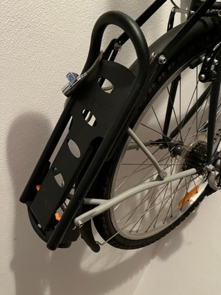 Silla portabebés bici + portaequipajes