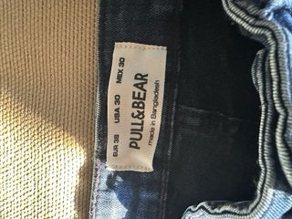Pantalón vaquero Pull&Bear azul