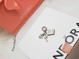 Charm S925 Biblia, Cruz y Ángel religioso