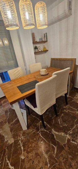 Pack 4 Sillas Comedor con fundas
