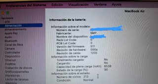 MacBook Air 13 2017 Plata