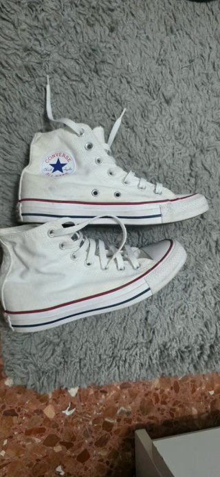 Converse All Stars Bota Blancas Talla 37.5