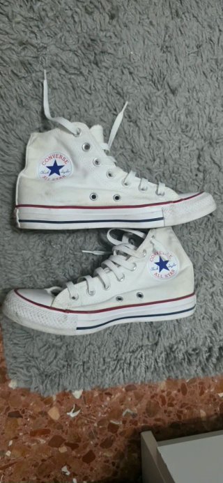 Converse All Stars Bota Blancas Talla 37.5