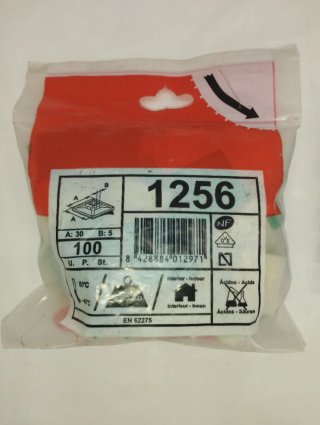 60 Fijaciones Adhesivas + 100 Terminales Aislados.
