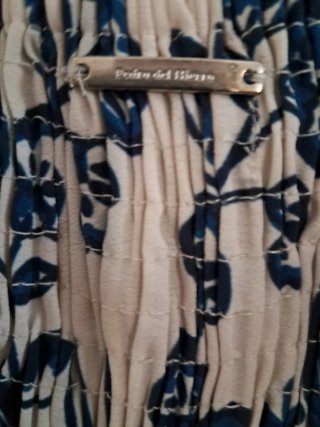 Blusa Pedro del Hierro azul y blanco